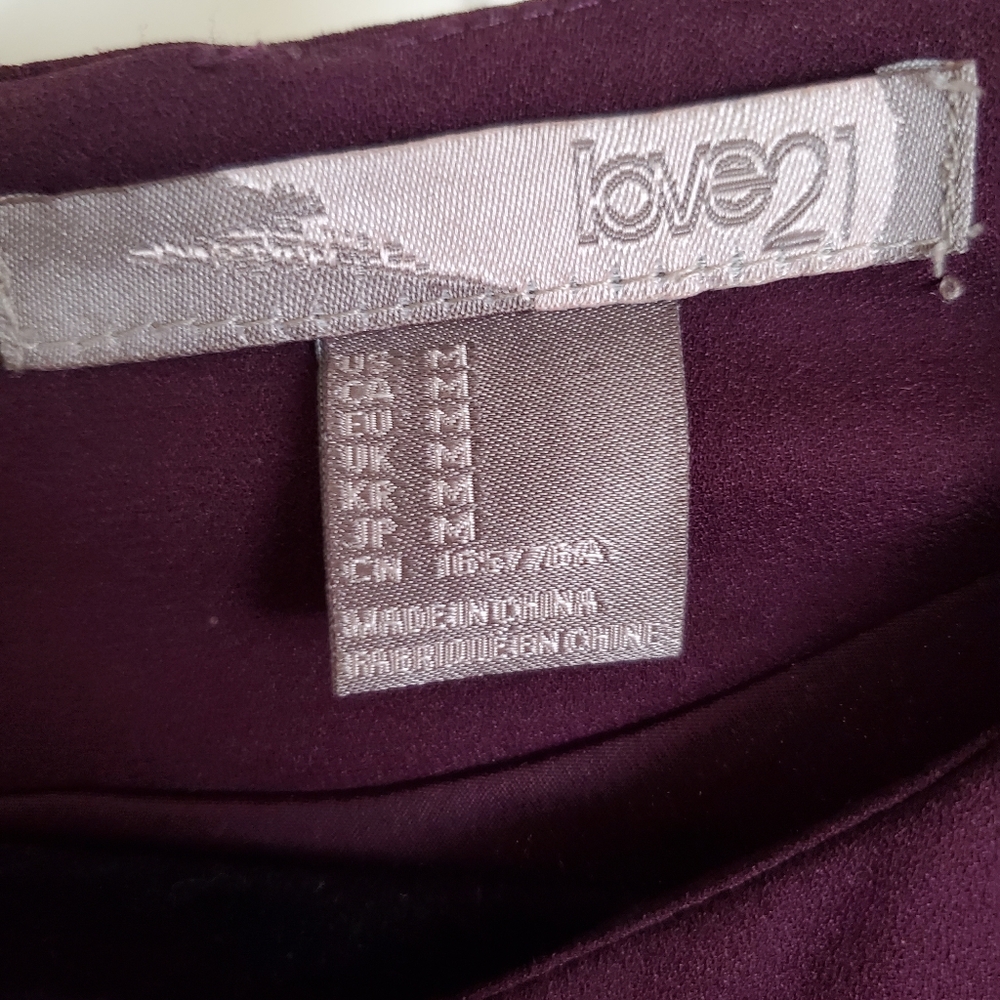 Purple business dress
